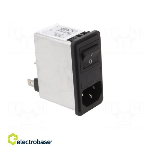 Connector: AC supply | socket | male | 4A | 250VAC | C14 (E) | -25÷85°C фото 8