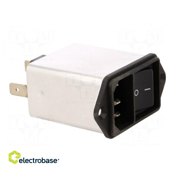 Connector: AC supply | socket | male | 4A | 250VAC | IEC 60320 | -25÷85°C фото 8