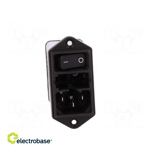 Connector: AC supply | socket | male | 4A | 250VAC | IEC 60320 | 1.5mH фото 9