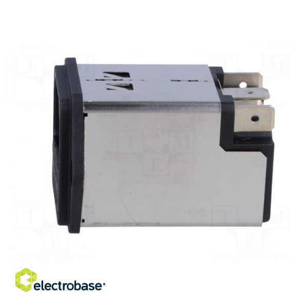 Connector: AC supply | socket | male | 4A | 250VAC | IEC 60320 | 1.6mH фото 3