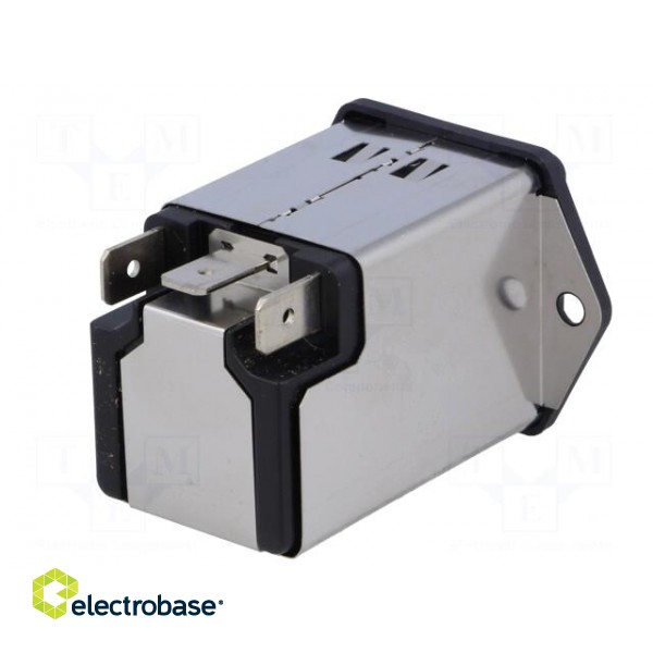 Connector: AC supply | socket | male | 4A | 250VAC | IEC 60320 | 1.6mH фото 6