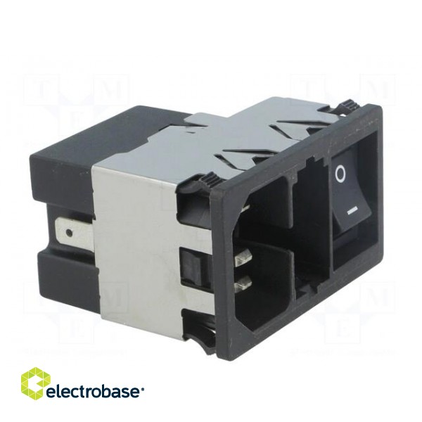 Connector: AC supply | socket | male | 4A | 250VAC | IEC 60320 | C14 (E) фото 8