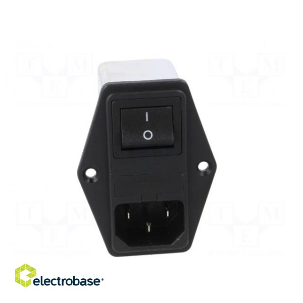 Connector: AC supply | socket | male | 4A | 250VAC | IEC 60320 | -25÷85°C фото 9