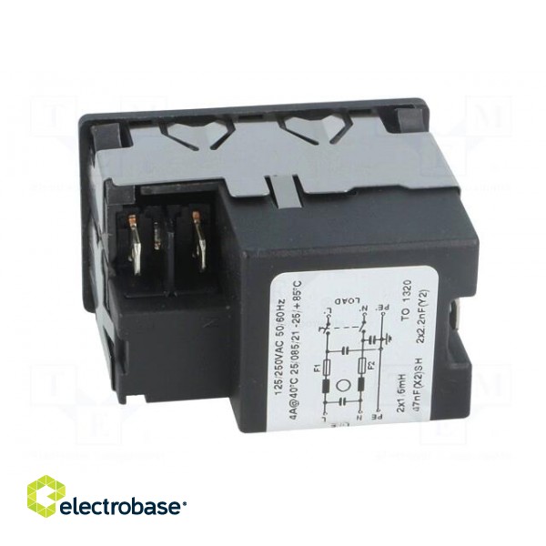 Connector: AC supply | socket | male | 4A | 250VAC | IEC 60320 | C14 (E) фото 5
