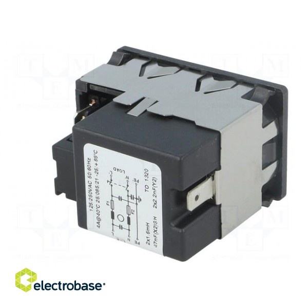 Connector: AC supply | socket | male | 4A | 250VAC | IEC 60320 | C14 (E) фото 6