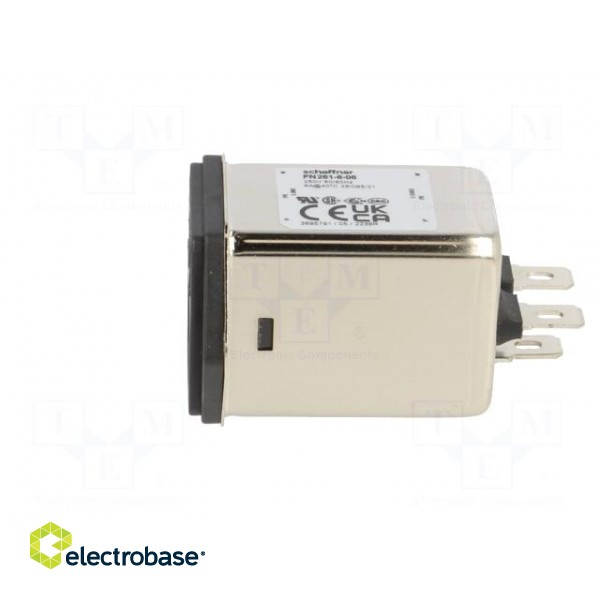 Connector: AC supply | socket | male | 6A | 250VAC | C14 (E) | -25÷85°C фото 3