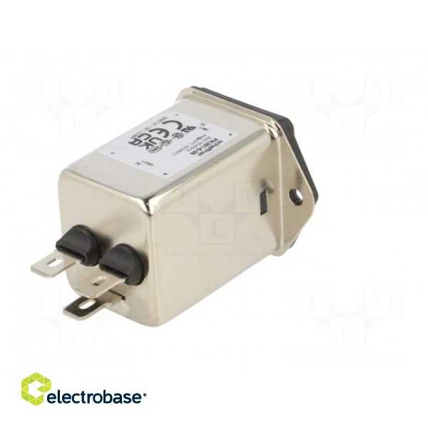 Connector: AC supply | socket | male | 6A | 250VAC | C14 (E) | -25÷85°C фото 6