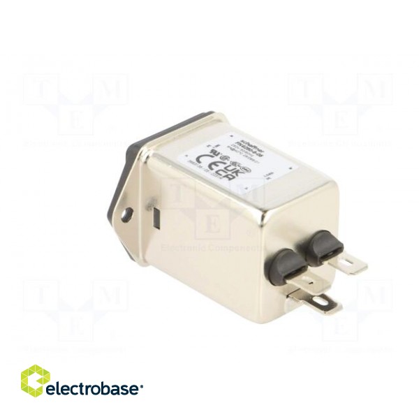 Connector: AC supply | socket | male | 6A | 250VAC | C14 (E) | -25÷85°C фото 3