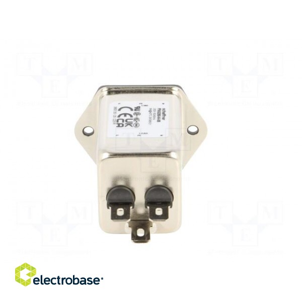 Connector: AC supply | socket | male | 6A | 250VAC | C14 (E) | -25÷85°C фото 4