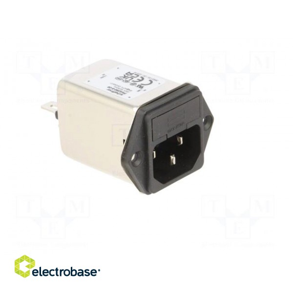 Connector: AC supply | socket | male | 6A | 250VAC | C14 (E) | -25÷85°C фото 7