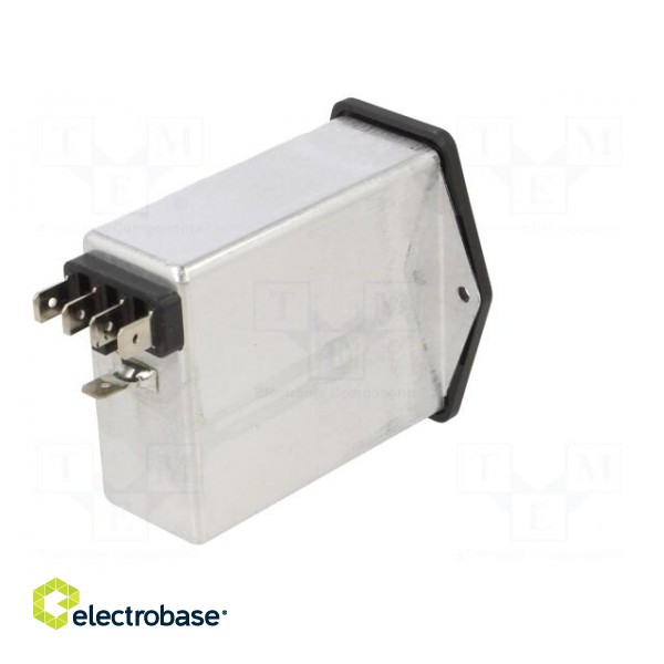 Connector: AC supply | socket | male | 6A | 250VAC | C14 (E) | -25÷85°C paveikslėlis 6