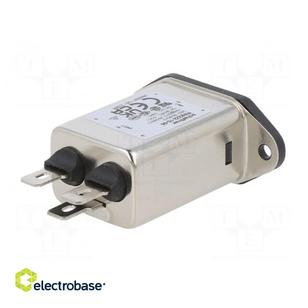 Connector: AC supply | socket | male | 6A | 250VAC | C14 (E) | -25÷85°C фото 6