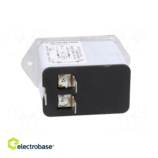 Connector: AC supply | socket | male | 6A | 250VAC | C14 (E),shielded фото 5