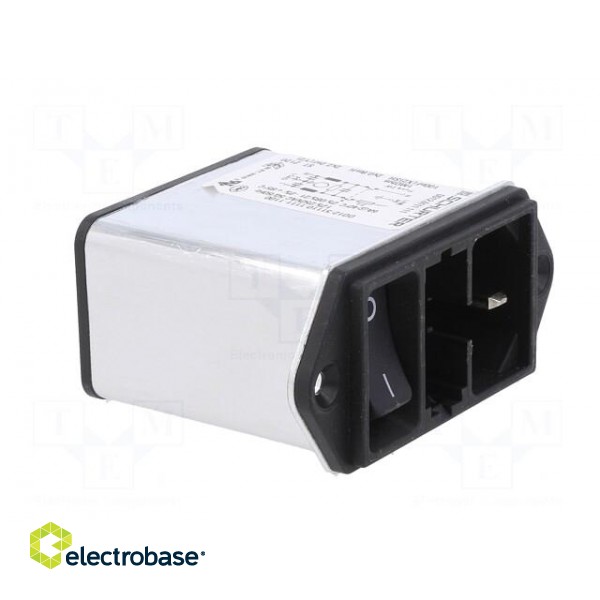 Connector: AC supply | socket | male | 6A | 250VAC | C14 (E),shielded фото 8