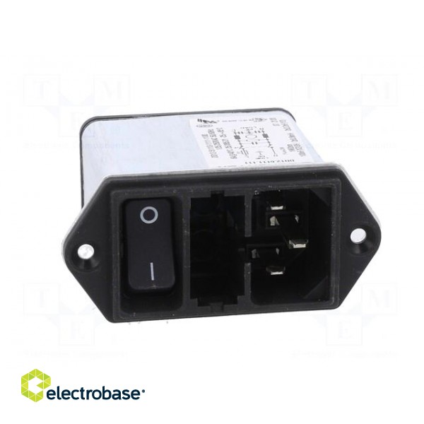 Connector: AC supply | socket | male | 6A | 250VAC | C14 (E),shielded фото 9