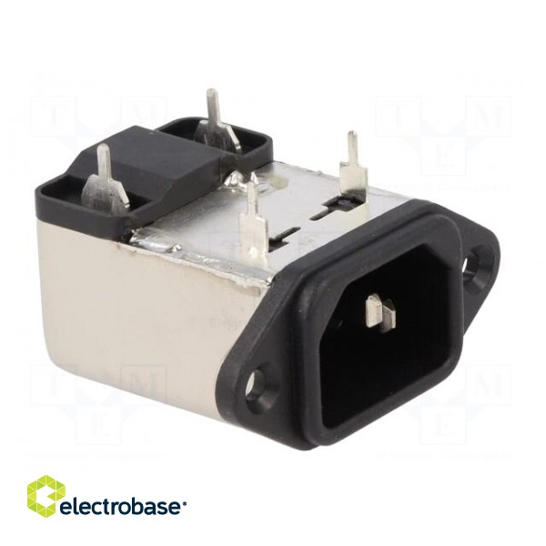 Connector: AC supply | socket | male | 6A | 250VAC | IEC 60320 | -25÷85°C фото 8