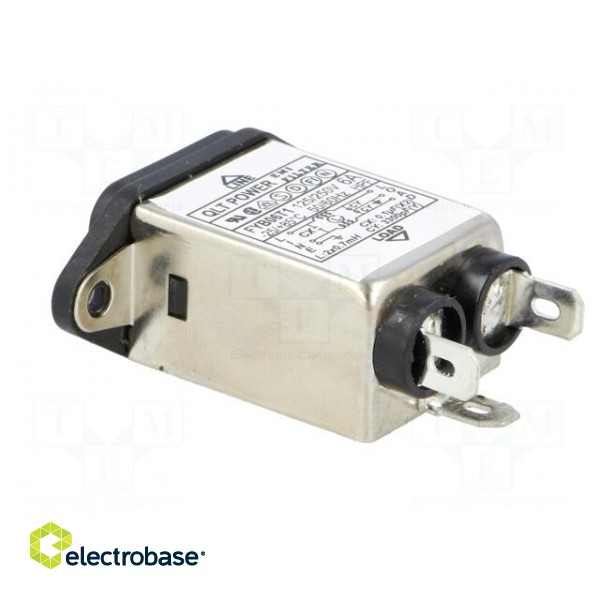 Connector: AC supply | socket | male | 6A | 250VAC | IEC 60320 | C14 (E) фото 4