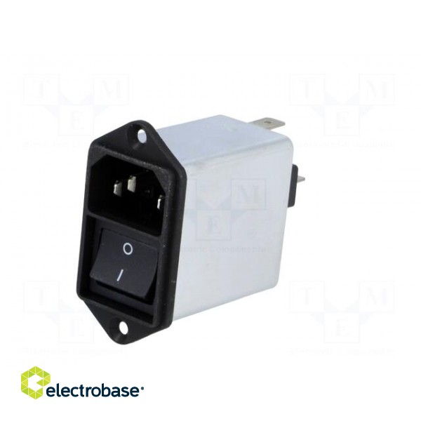 Connector: AC supply | socket | male | 6A | 250VAC | IEC 60320 | -25÷85°C image 2