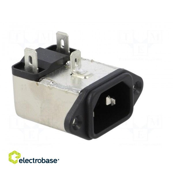 Connector: AC supply | socket | male | 6A | 250VAC | IEC 60320 | -25÷85°C фото 8