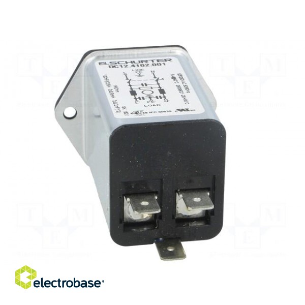 Connector: AC supply | socket | male | 6A | 250VAC | IEC 60320 | C14 (E) image 5
