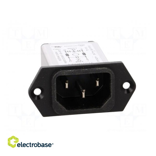 Connector: AC supply | socket | male | 6A | 250VAC | IEC 60320 | C14 (E) фото 9