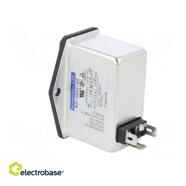 Connector: AC supply | socket | male | 6A | 250VAC | IEC 60320 | -25÷85°C фото 4