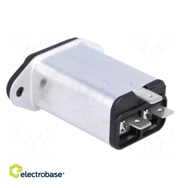 Connector: AC supply | socket | male | 6A | 250VAC | IEC 60320 | -25÷85°C image 4
