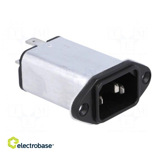 Connector: AC supply | socket | male | 6A | 250VAC | IEC 60320 | -25÷85°C image 8