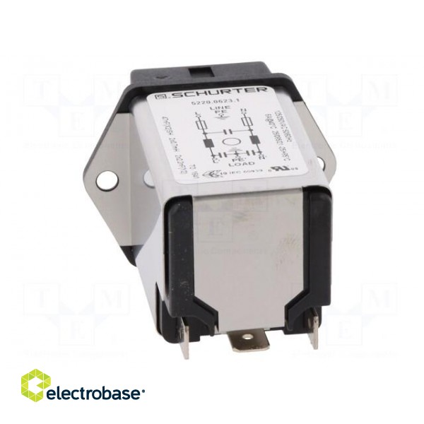 Connector: AC supply | socket | male | 6A | 250VAC | IEC 60320 | C14 (E) фото 5