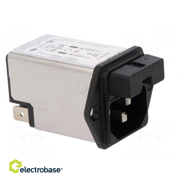 Connector: AC supply | socket | male | 6A | 250VAC | IEC 60320 | C14 (E) фото 8