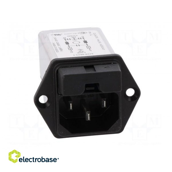 Connector: AC supply | socket | male | 6A | 250VAC | IEC 60320 | C14 (E) фото 9