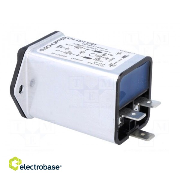 Connector: AC supply | socket | male | 6A | 250VAC | IEC 60320 | 0.8mH фото 4