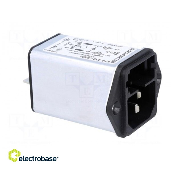 Connector: AC supply | socket | male | 6A | 250VAC | IEC 60320 | 0.8mH фото 8