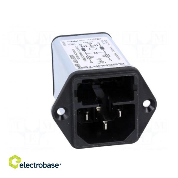 Connector: AC supply | socket | male | 6A | 250VAC | IEC 60320 | 0.8mH фото 9