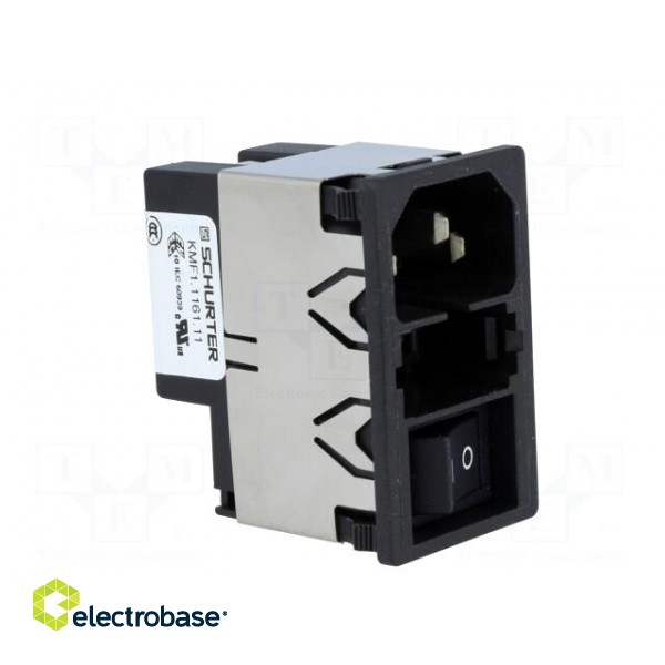 Connector: AC supply | socket | male | 6A | 250VAC | IEC 60320 | C14 (E) фото 8