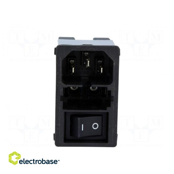 Connector: AC supply | socket | male | 6A | 250VAC | IEC 60320 | C14 (E) фото 9