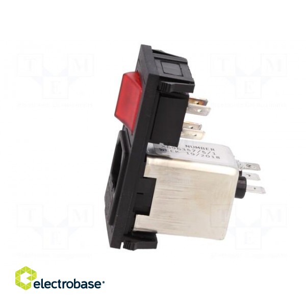 Connector: AC supply | socket | male | 10A | 250VAC | IEC 60320 paveikslėlis 3
