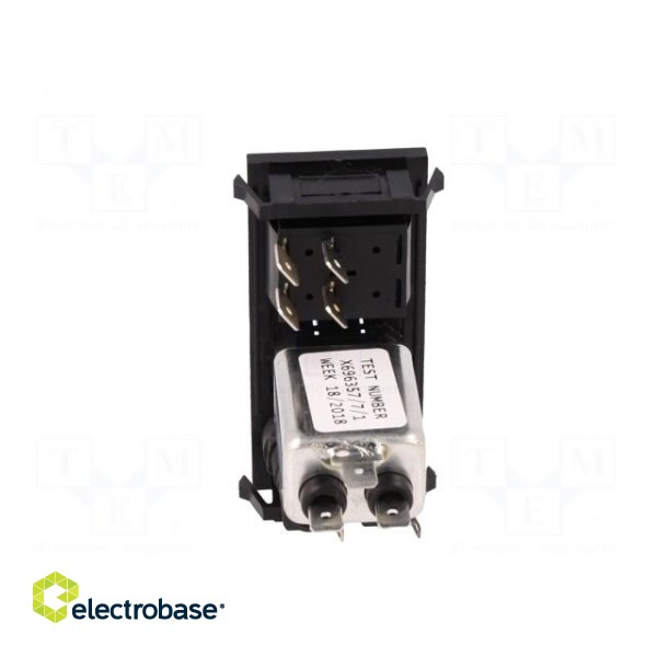 Connector: AC supply | socket | male | 6A | 250VAC | IEC 60320 | C14 (E) paveikslėlis 5