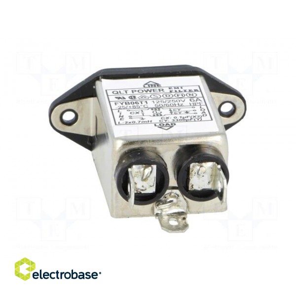 Connector: AC supply | socket | male | 6A | 250VAC | IEC 60320 | C14 (E) фото 5