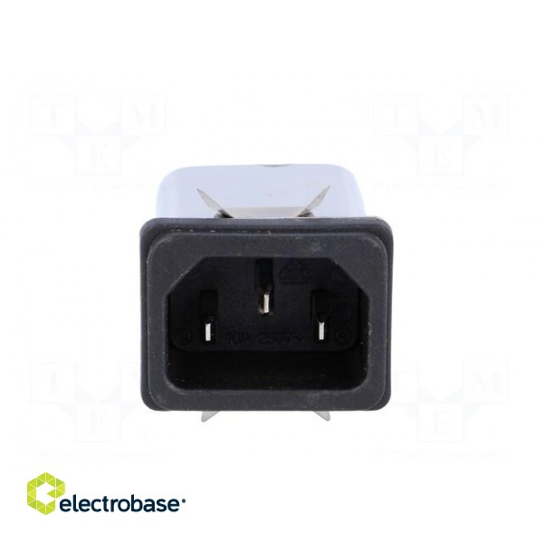 Connector: AC supply | socket | male | 6A | 250VAC | IEC 60320 | -25÷85°C фото 9