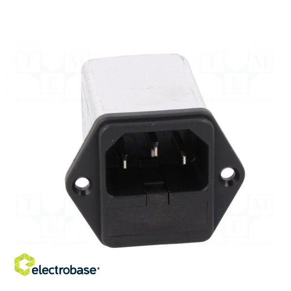 Connector: AC supply | socket | male | 6A | 250VAC | IEC 60320 | -25÷85°C фото 9