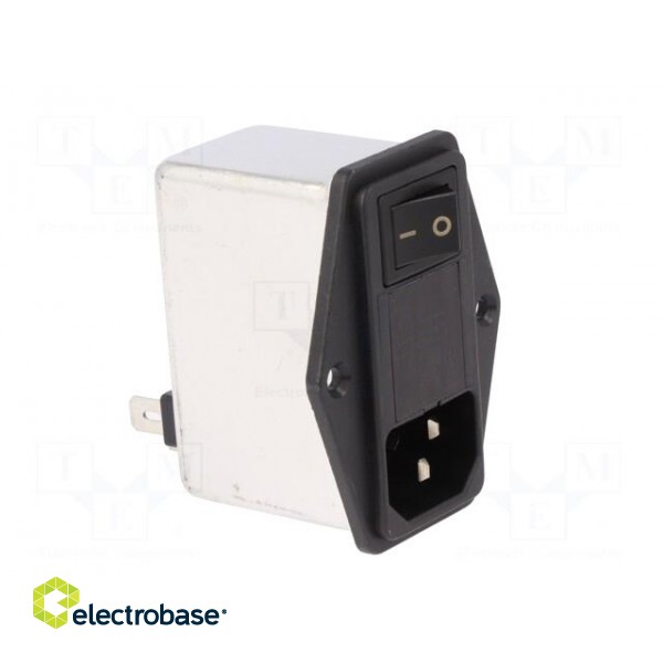 Connector: AC supply | socket | male | 6A | 250VAC | IEC 60320 | -25÷85°C paveikslėlis 8