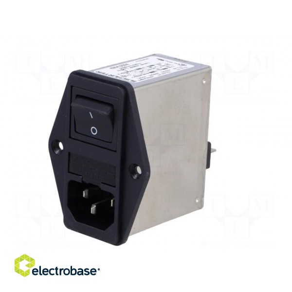 Connector: AC supply | socket | male | 6A | 250VAC | IEC 60320 | -25÷85°C image 2