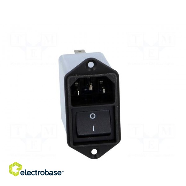 Connector: AC supply | socket | male | 6A | 250VAC | IEC 60320 | -25÷85°C image 9