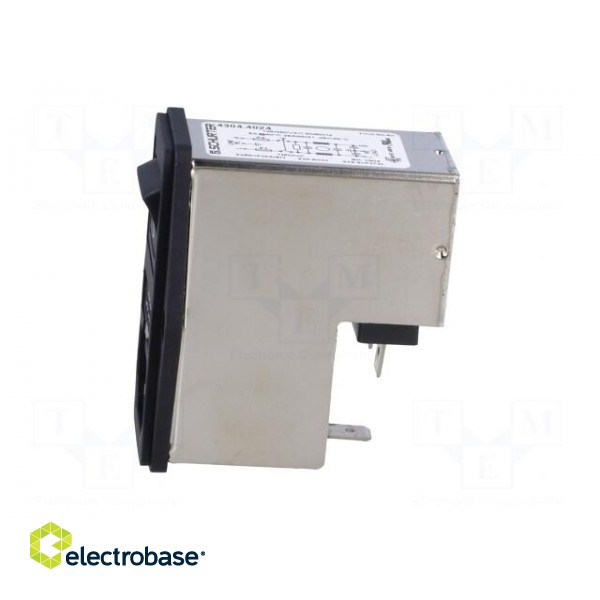 Connector: AC supply | socket | male | 6A | 250VAC | IEC 60320 | C14 (E) фото 3