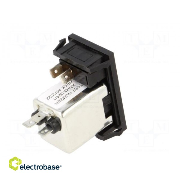 Connector: AC supply | socket | male | 6A | 250VAC | IEC 60320 | C14 (E) image 6