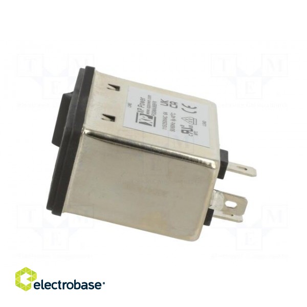 Connector: AC supply | socket | male | 6A | 250VAC | IEC 60320 | C14 (E) image 3