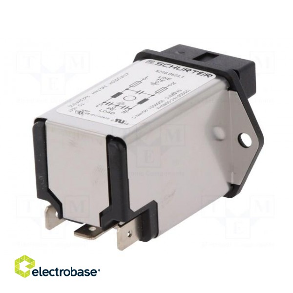 Connector: AC supply | socket | male | 6A | 250VAC | IEC 60320 | C14 (E) фото 6