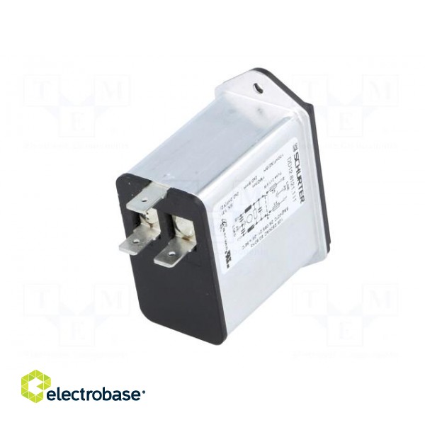 Connector: AC supply | socket | male | 8A | 250VAC | IEC 60320 | 0.6mH image 6