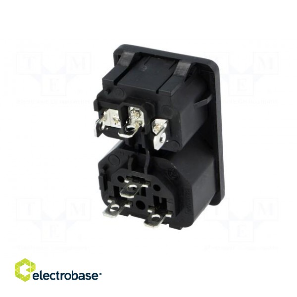 Connector: AC supply | socket | male/female | 10A | 250VAC | IEC 60320 фото 6
